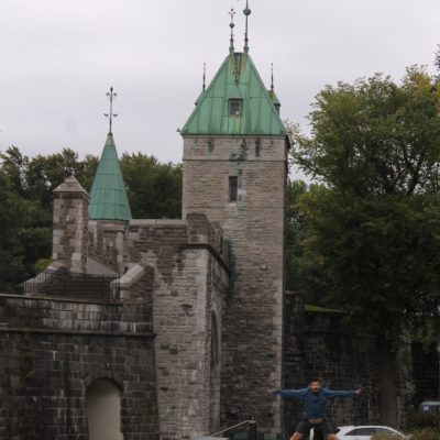 Una de las torres de la muralla de Quebec