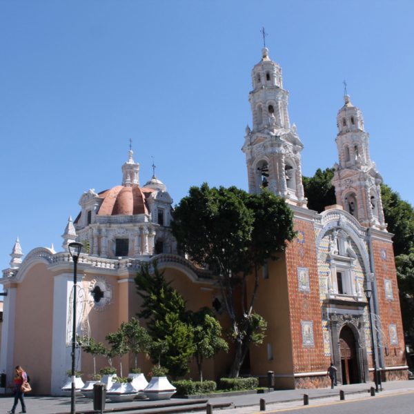 La iglesia número 1 que vimos en Puebla
