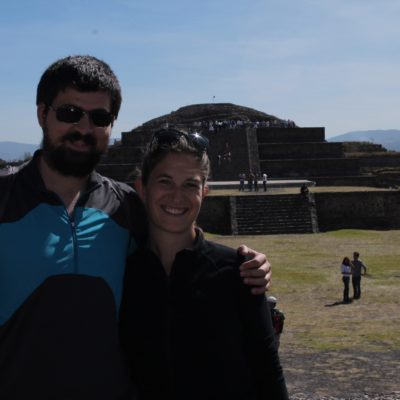 La Ciudadela de Teotihuacan tras nosotros