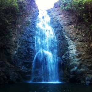 Esta cascada, aunque no tan alta como la de Ometepe, sí tenía una piscina natural