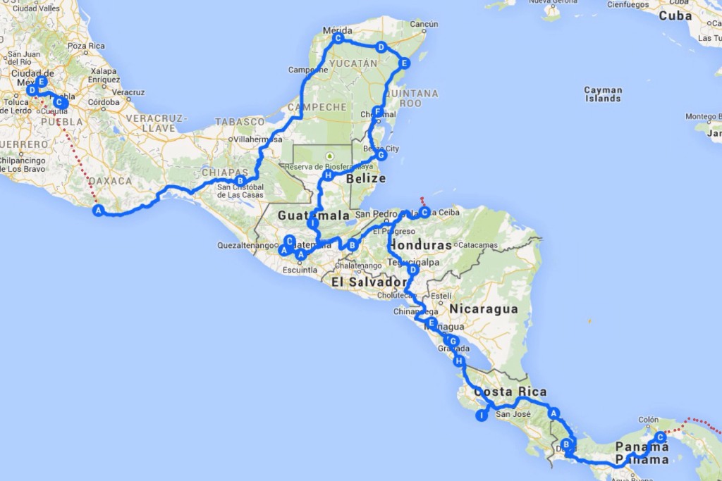 Ruta Centroamérica