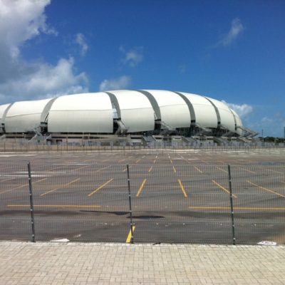 El estadio de fútbol de Natal, nuevito para el mundial