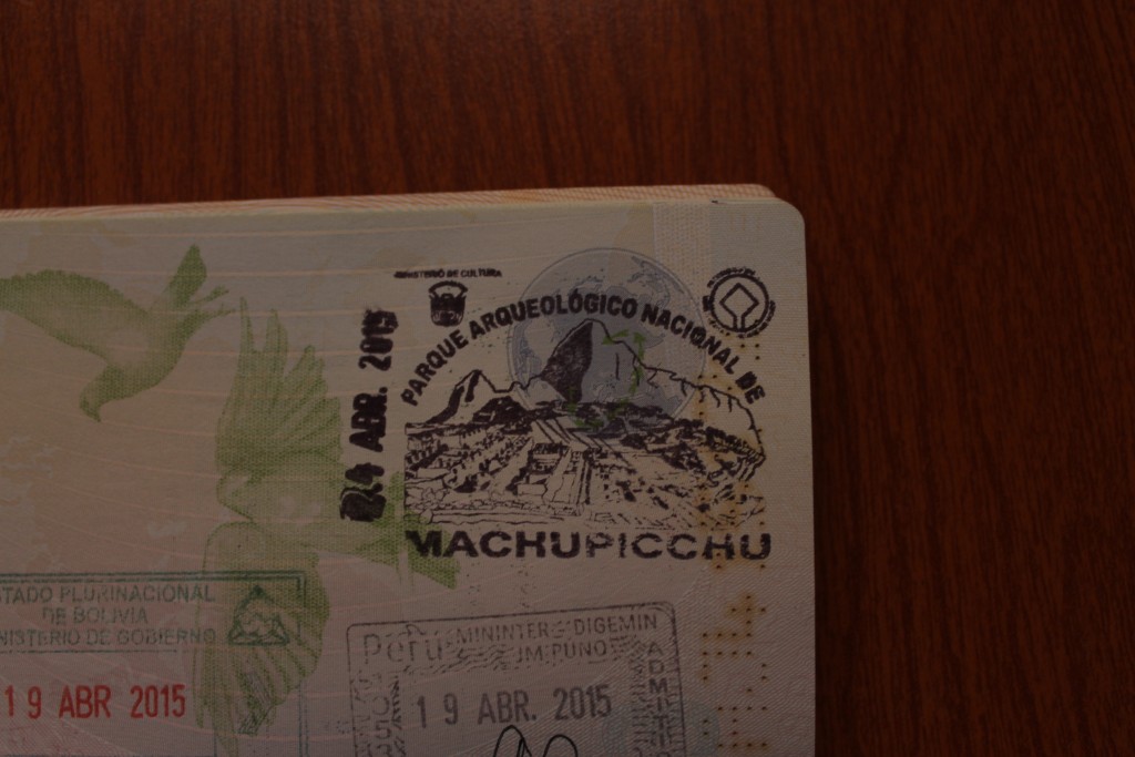 Pasaporte Machu Picchu