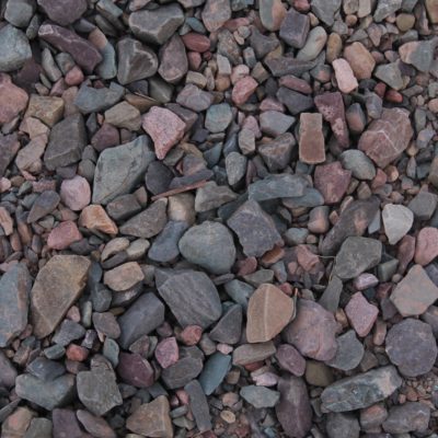 Las piedras que hay en la pista ya son de un montón de colores