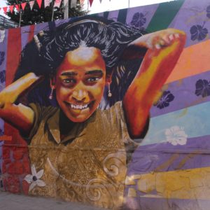 Graffiti niña