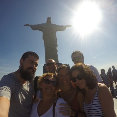 Aunque tuvimos dificultades, conseguimos sacar la famosa foto de Rio de Janeiro
