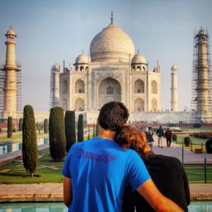 Taj Mahal romántico