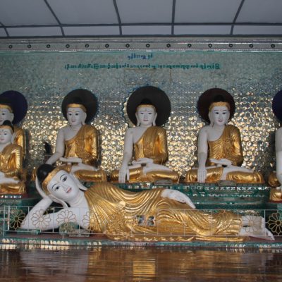 Se pueden encontrar montones de buddhas en todo el recinto de la pagoda