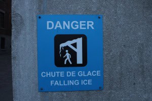 Peligro hielo