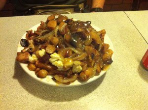 Poutine de carne