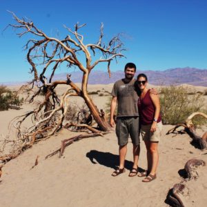 La parte desértica y con dunas de Death Valley
