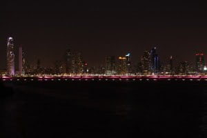 Skyline noche Panamá