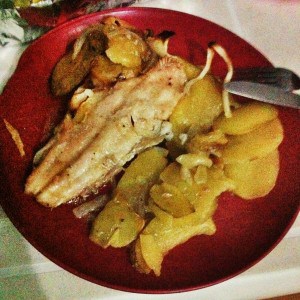 Pescado con papas Panamá