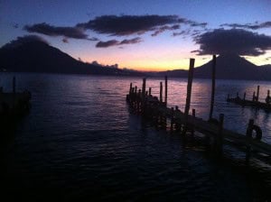 Atardecer en Atitlán