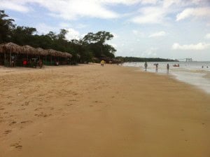 Playa arena Caribí