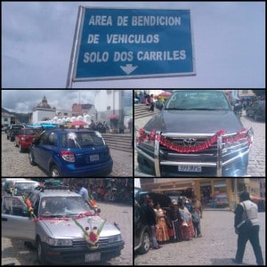 Bendición coches Copacabana