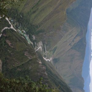 Desde Machu Picchu pudimos ver el recorrido que habíamos realizado desde hidroeléctrica
