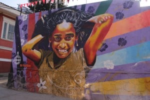 Graffiti niña