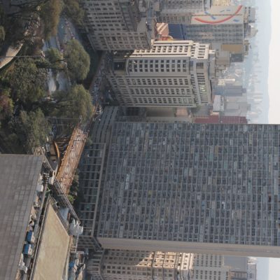 El edificio más alto de São Paulo visto desde el tejado del Martinelli