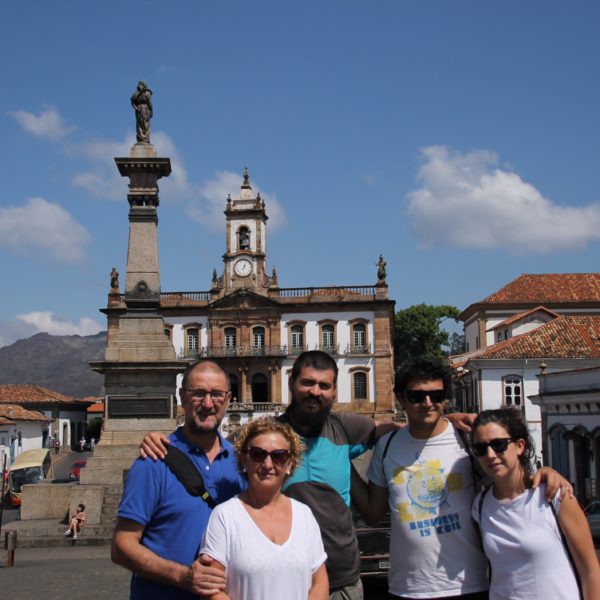 La plaza principal de Ouro Preto