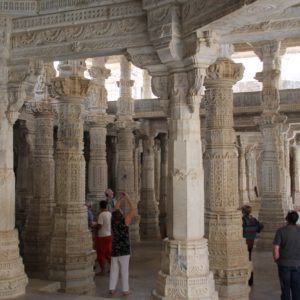 Resultó imposible mostrar en una foto la gran cantidad de columnas que había en el interior del templo