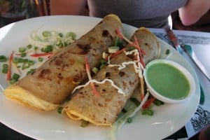 Chicken kathi kebab