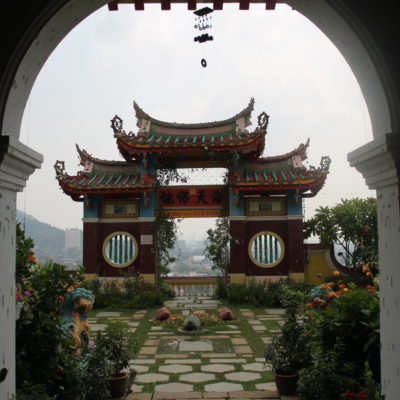 Todo el templo tiene un claro estilo chino