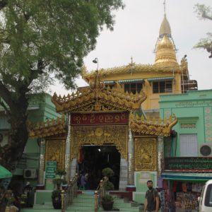 El templo en la cima del Sagaing Hill