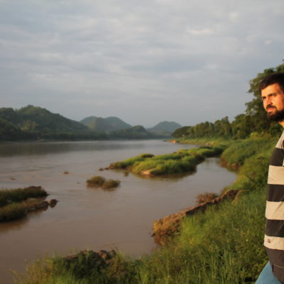 El Mekong es un río que nos acompañó durante todo el recorrido de Laos, pero lo vimos aquí por primera vez