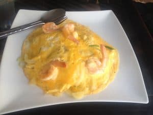 Tortilla de gambas