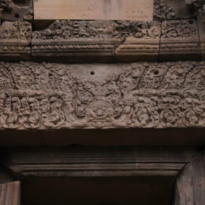 Aunque la mayor parte de los templos están en ruinas, algunos detalles se mantienen bastante bien