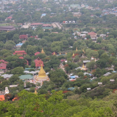 Desde el Mandalay Hill nos sorprendió un Mandalay muy verde