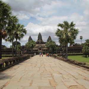 Angkor Wat nos pareció más pequeño en la realidad de lo que lo parece en las fotos