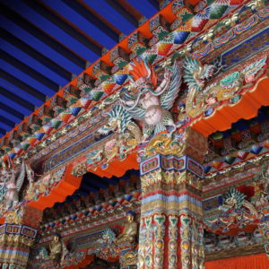 La decoración en ambos templos resultó muy colorida y llamativa