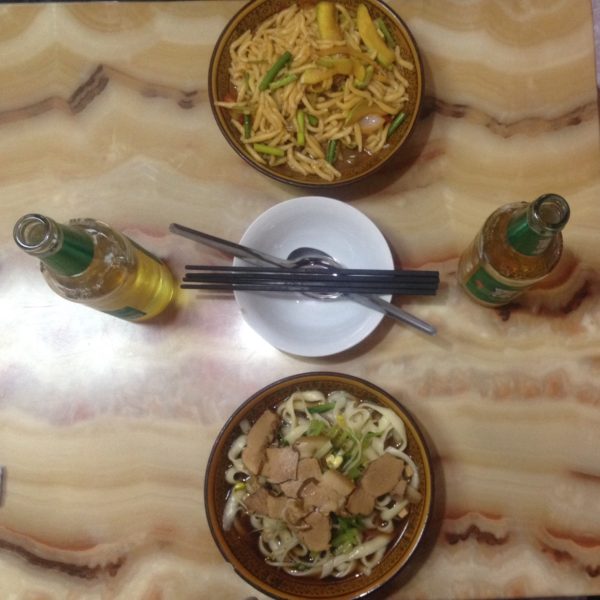 Buenísimos noodles de Lanzhou