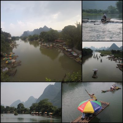 El ajetreado tráfico de turistas en el río