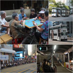 El día a día en la isla de Hong Kong: tranvias y escaleras mecánicas; vida de barrio y compras