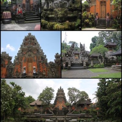 Algunos de los templos de Ubud