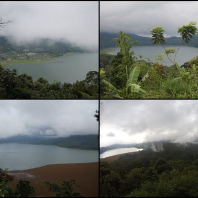 Los lagos Danau Buyan y Danau Tamblingan